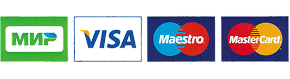 МИР, Visa, Maestro и MasterCard